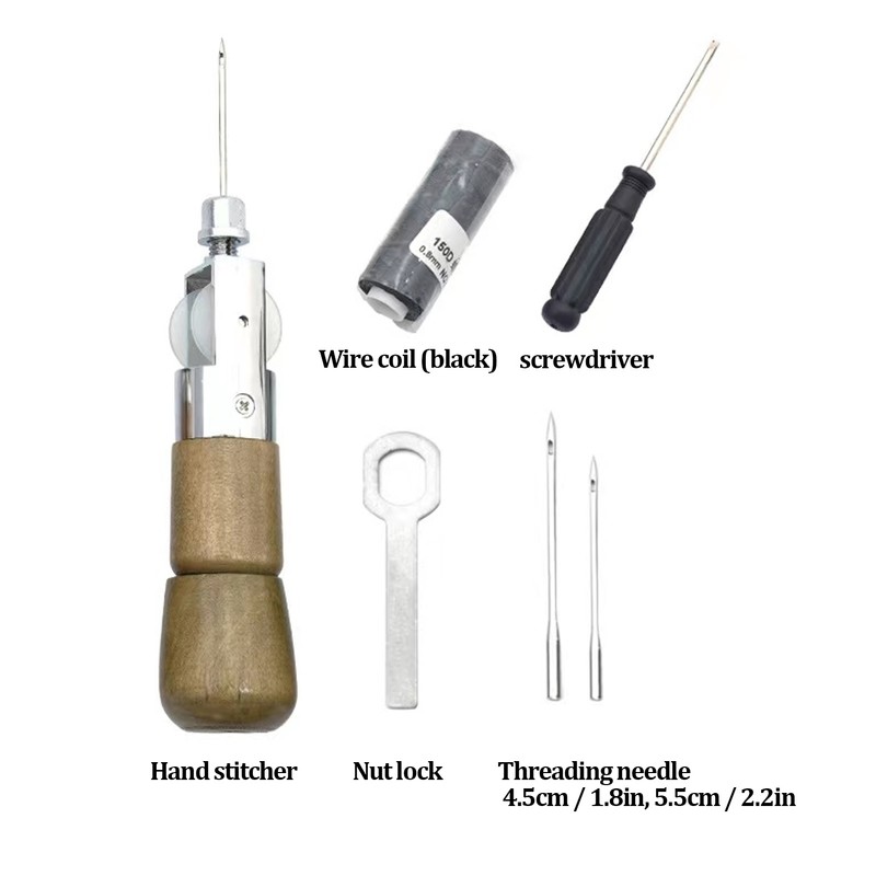 Sewing Awl Kit Portable DIY Leather Carving Leather Art Hand