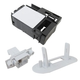 Premium WH01X27954 Washer Lid Lock Switch, WH02X24399 Washer Lid Lock Striker and WH01X24381 Washer Lid Lock Bezel Replacement for GE Hotpoint Top Load Washer HTW240ASK5WS GTW845CSN0WS