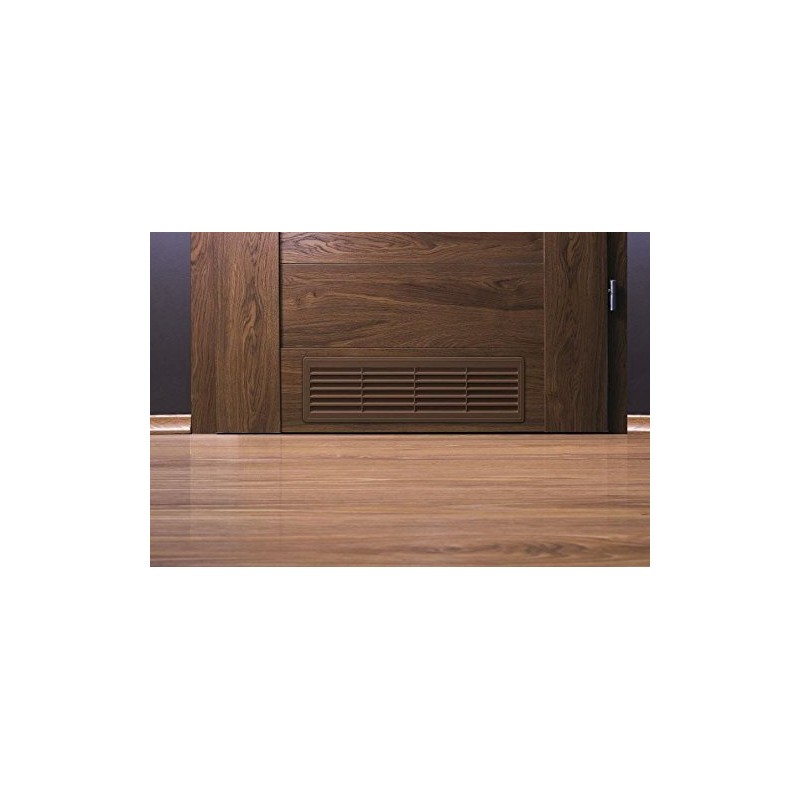 120x440mm Internal Door Plastic Ventilation Grille Air Vent Collar Grey