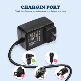Tomatosd 2-Prong 12.6V AC/DC Adapter Compatible with Wybot Osprey 200 300 Pro 300II HJ1103 WY1103 WY008-3 Cordless Pool Vacuum Li-ion Battery XSD-1261000NUSD WY1102 Automatic Swimming Pool Cleaner