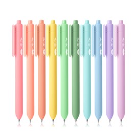 Mr. Pen- Retractable Gel Pens, 10 Pack, Pastel Color Ink, Fine Point 0.7 mm, Fast Dry, Smooth Writing, Cute Pens for Drawing, Writing Planner and School Supplies