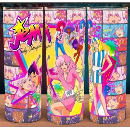 Unbranded 80s Jem and the Holograms Cup Mug Tumbler  20oz