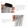 Beavorty Sparkle Extension Wigs for Women 1000pcs Holographic Tinsel Hair
