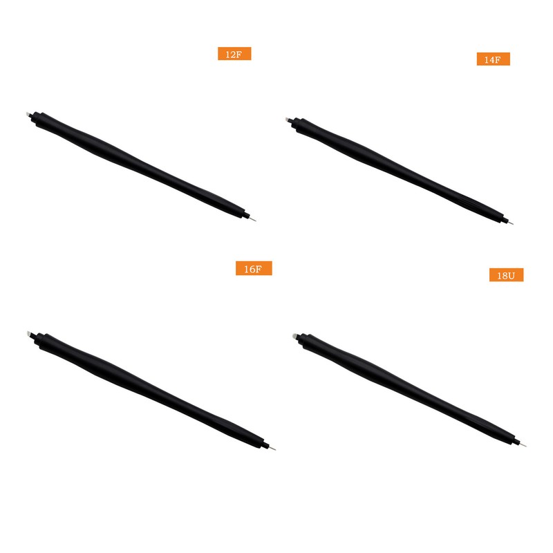 10pcs Microblading Pen Professional Double Headed Disposable Manual Eyebrow Eyeliner