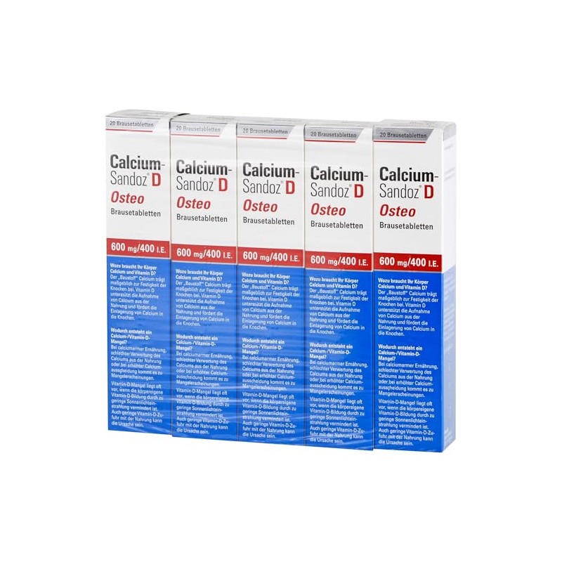 Calcium Sandoz D Osteo Effervescent Tablets Pack of 100