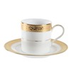 CANION WITS VICTORIAN GOLD Coffee Cup & Saucer, Western Tableware