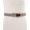 Dockers Men's Casual Everyday Braided Fabric Fully Adjustable Web Belt,