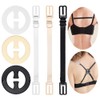 6 Pcs Bra Straps Clips, Racerback Bra Clips, Elastic Adjustable