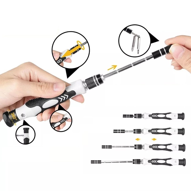 115 in 1 Screwdriver Set 99 Pcs Bits Chrome Vanadium