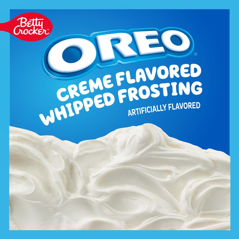 Betty Crocker OREO Creme Flavored Whipped Frosting, Gluten Free Frosting,