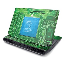 MightySkins Skin Compatible with Alienware Area-51M 17" (2019) - Circuit Board | Protective, Durable, and Unique Vinyl Decal wrap Cover | Easy to Apply, Remove, and Change Styles | Made in The USA