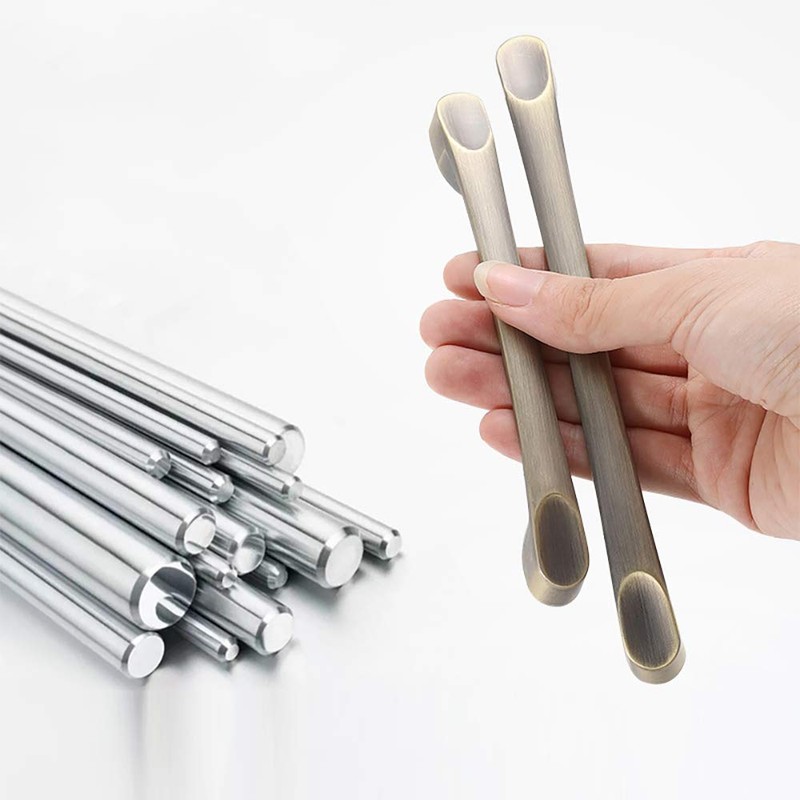 Zinc Alloy Antique Bronze Handle Pulls, Retro Door Pulls Cabinet