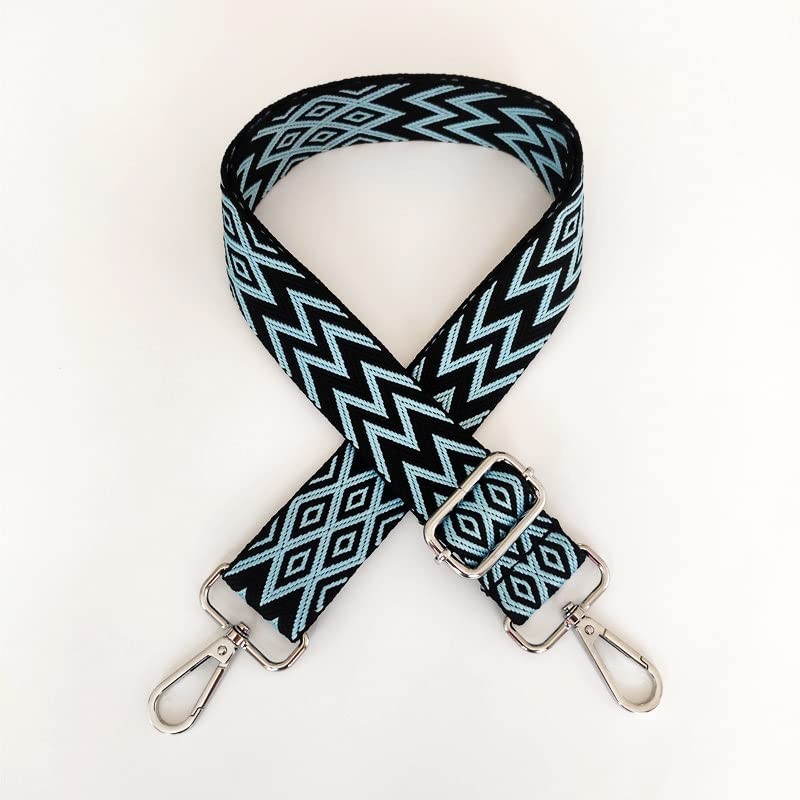 Boho Adjustable Shoulder Strap for Bags 3.8 cm Multicoloured Wide