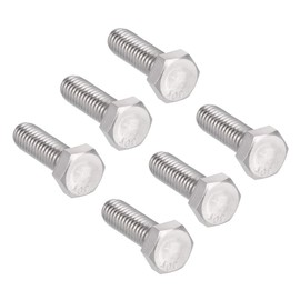 sourcing map 5/16-18x1" Hex Bolts 304 Stainless Steel Hexagon Screw Bolt 6pcs