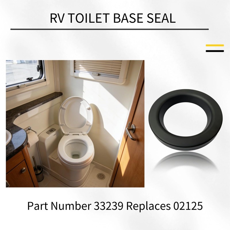 33239 RV Closet Flange Seal for Thetford RV Toilet, Fits
