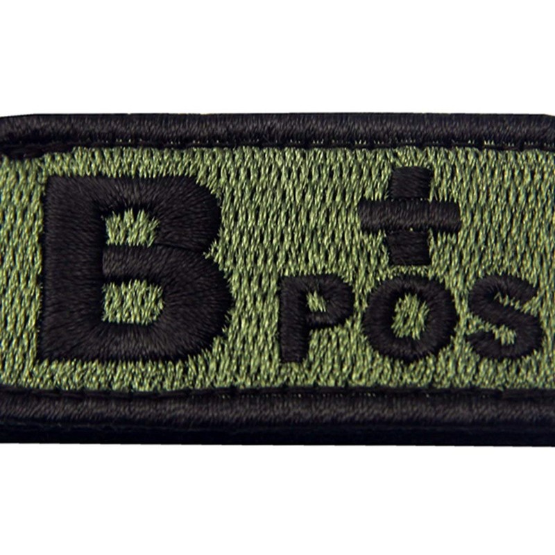 EmbTao Type B Positive Tactical Blood Type Fastener Hook &