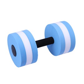 WINOMO Swimming Weights: Water Weights For Water Aerobics - Water Dumbbell:Water Dumbbell Aqua Weight Dumbbells For Aerobics Weights Hand Women Exercise Dumbell Eva Barbell (Blue White)