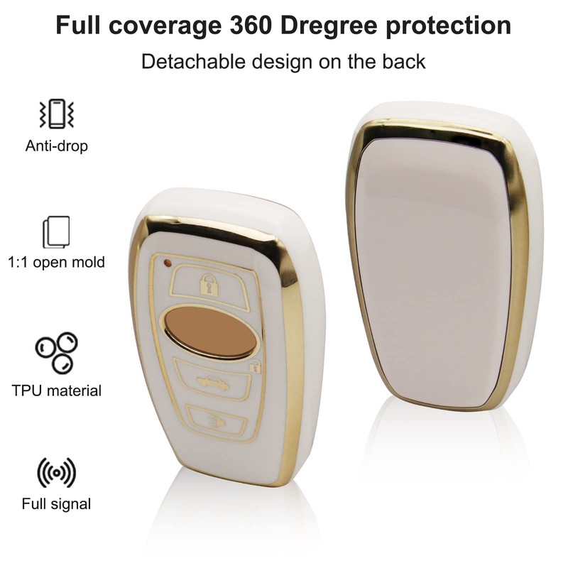 Elegananccy for Subaru Key Fob Cover, Soft Full Protection Key