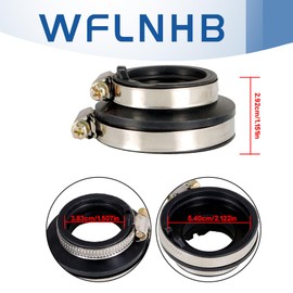 WFLNHB Carburetor Intake Flange Replacement for 420-2673-40 Replacement for Can-Am Outlander 330 400 Replacement for Bombardier Outlander 400 2003-2008
