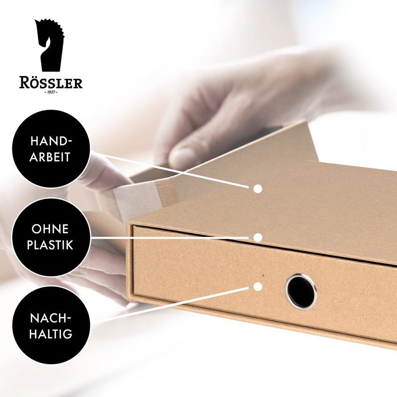 Rössler S.O.H.O. 1524452620 Drawer Box for DIN A4 with Finger