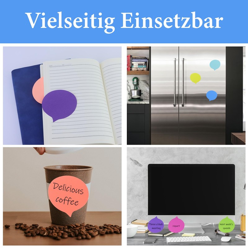 480 Sheets Sticky Notes, Pastel Sticky Notes, Funny Sticky Notes,