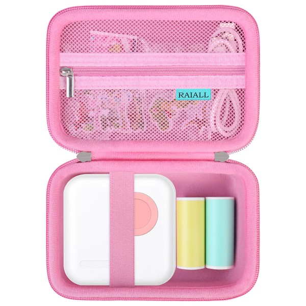 RAIALL Hard Case for Moremore Mini Sticker Printer,Thermal Label Printer