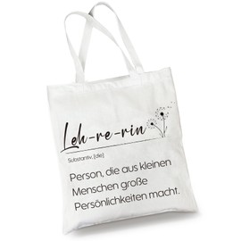 BOYATONG Teacher Gift, Cotton Bag Gift, Teacher Gift, Christmas, Fabric Bag Gifts for Teacher Gift, Teacher Christmas, a