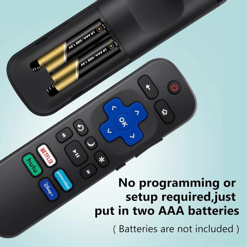 mywebstart 2pack Remote Control Replacement for All Roku TV,TCL/Hisense
