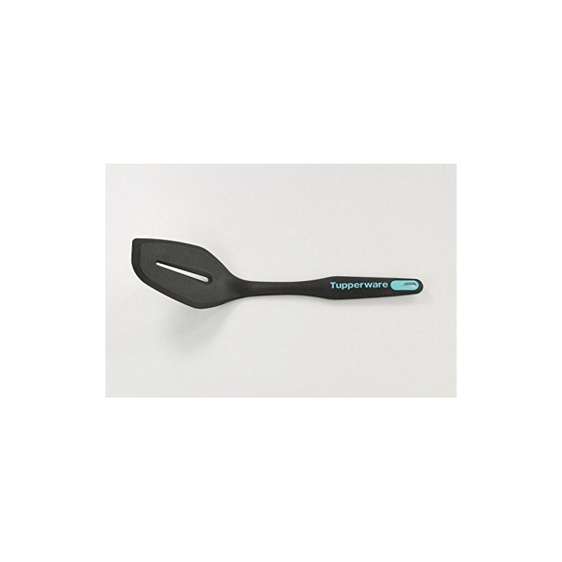 TUPPERWARE Turquoise-Black 10023 Spatula Ready to Handle