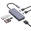 USB C Hub, AYCLIF Docking Station, 6-in-1 USB-C Adapter with