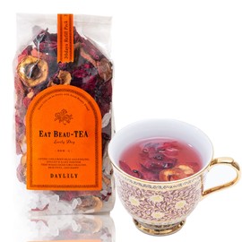 DAYLILY Refill Eat Beauty ~Lovely Day~ Eat Tea, Medicinal Tea, Rakushinka, Yamajiko Hawthorn, 1 Bag, 8.5 oz (240 g)