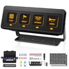 Wireless 4 Gang Switch Panel, Multifunctional Waterproof 12V Switch Panel,