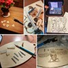 Handskit Pyrography Iron 42-Piece Set Soldering Iron, Burning Iron with
