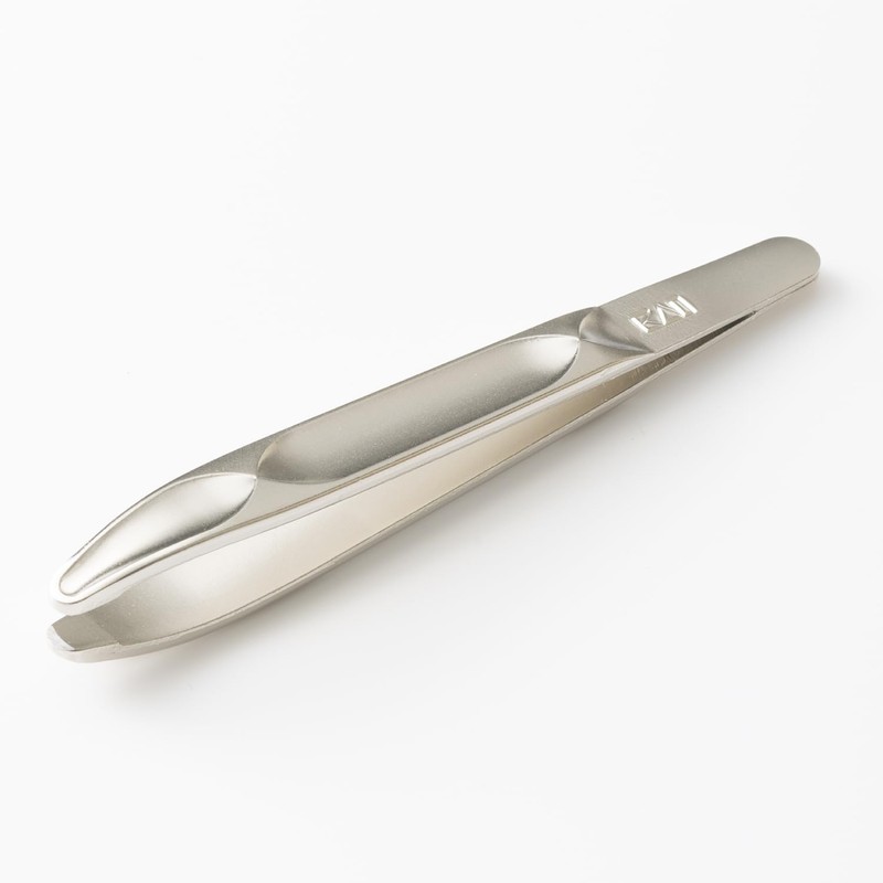 Kai Corporation KQ3211 Rounded Tip Tweezers, Gentle on Skin, Wide