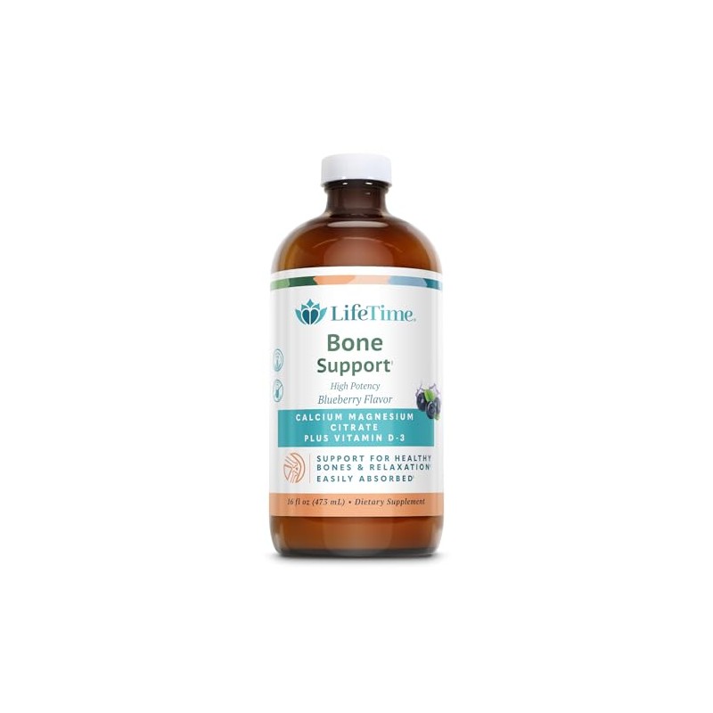 LIFETIME Bone Support, Calcium Citrate, Magnesium Citrate and Vitamin D-3,