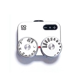 DOOMO MADE Light Meter, Meter D，Shoe Mounted Meter for Vintage Cameras(Chrome), Black-paint, Chrome
