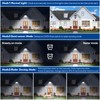 Solar Powered Street Light Outdoor Commercial Grade, 288-LED Dimmable with