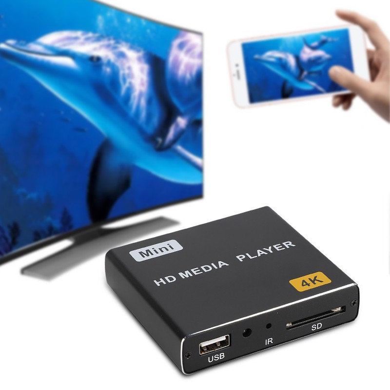 4K Full HD Digital Media Player HDMI USB s SPDIF
