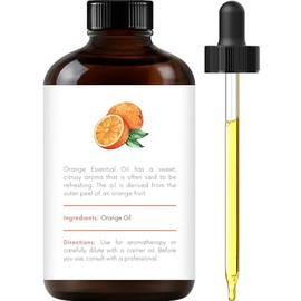 Handcraft Blends Aceite esencial de naranja – Enorme 4 onzas líquidas – 100% puro y natural – Aceite esencial de alta calidad para difusor y aromatera