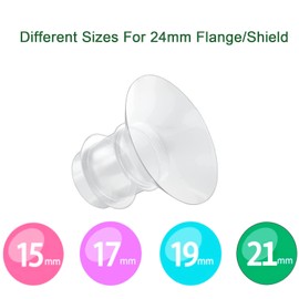 Flange Insert 3PC 15mm for Momcozy S12 pro/S9 pro/S9/S10/S12/Medela/Tsrete/Spectra/Bellababy etc 24mm Wearable Breast Pump, Reduce 24mm Tunnel Down to Other Correct Size