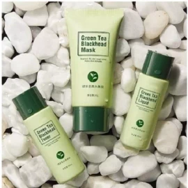 Bioaqua Kit Mascarilla, Limpiador Y Tonificante De Té Verde, Acné