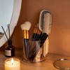 SSYYGET 360° Rotating Makeup Brush Holder Organizer, Clear Spinning Pen
