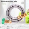 Stainless Steel Garden Hose Extender for Easy Maneuvering in Gardening