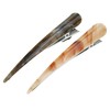 VOCOSTE Pack of 2 long metal duckbill hair clips, 5.31