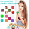 Juego de 6 Recipiente de Aderezo de Ensalada para Llevar,