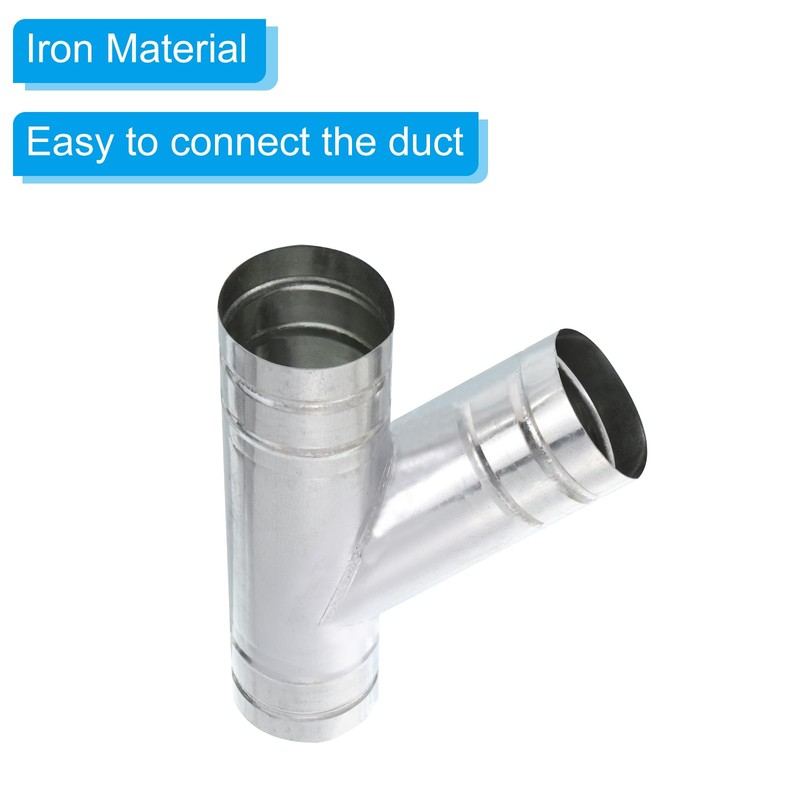 PATIKIL 3 Inch 3 Way Duct Splitter, Y Connector Air