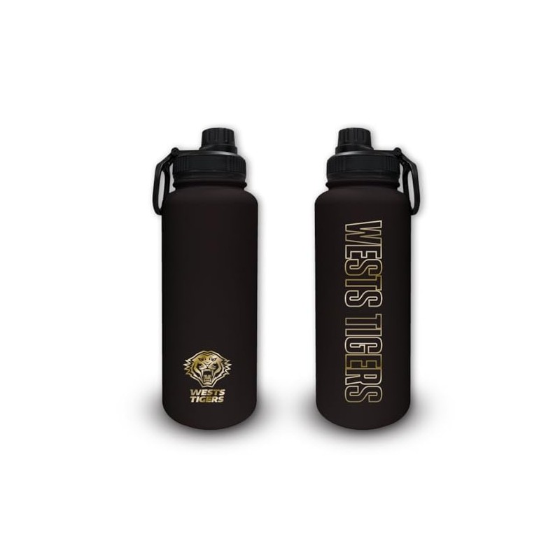 Wests Tigers NRL Rugby League Stainless Steel 960ml Drink Bottle