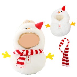 UNOGIFT La Boo-Boo Doll Clothes Adorable Soft Plush Outfit – Cozy Fashion Costume & Accessories for Series 1 and 2 Doll Collectors, Snow Man