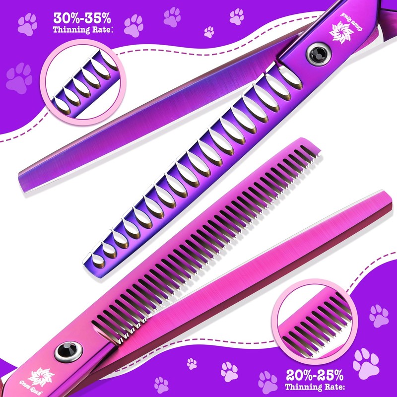Dream Reach Dog Grooming Scissors - 7" Professional 6 in