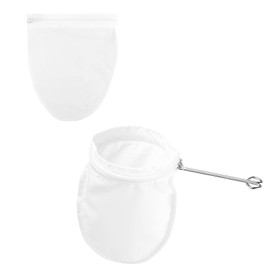 Ultra Fine Mesh Strainer Fine Mesh Sieve Reusable Strainer with Stainless Steel Handle Juice Strainer with Zipper Extra Fine Strainer Bag for Nut Milk Coffee Juice Cheese,Sieve